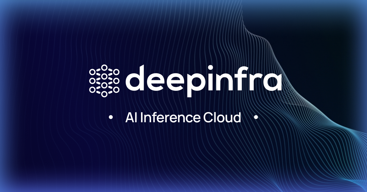 DeepInfra 平台官网界面概览图