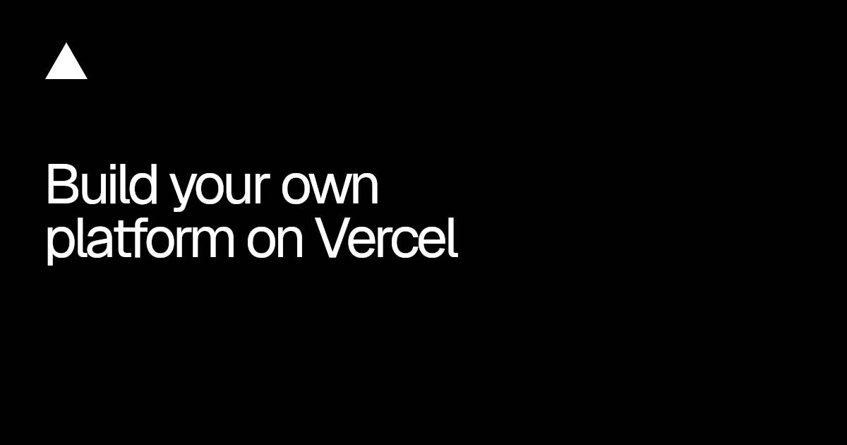 Vercel AI Gateway 平台官网产品概览图