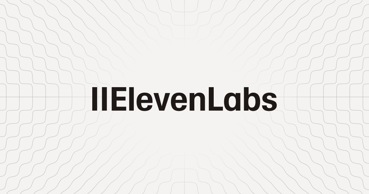 ElevenLabs 官网与产品概览图